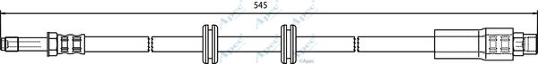 APEC BRAKING Тормозной шланг HOS3484